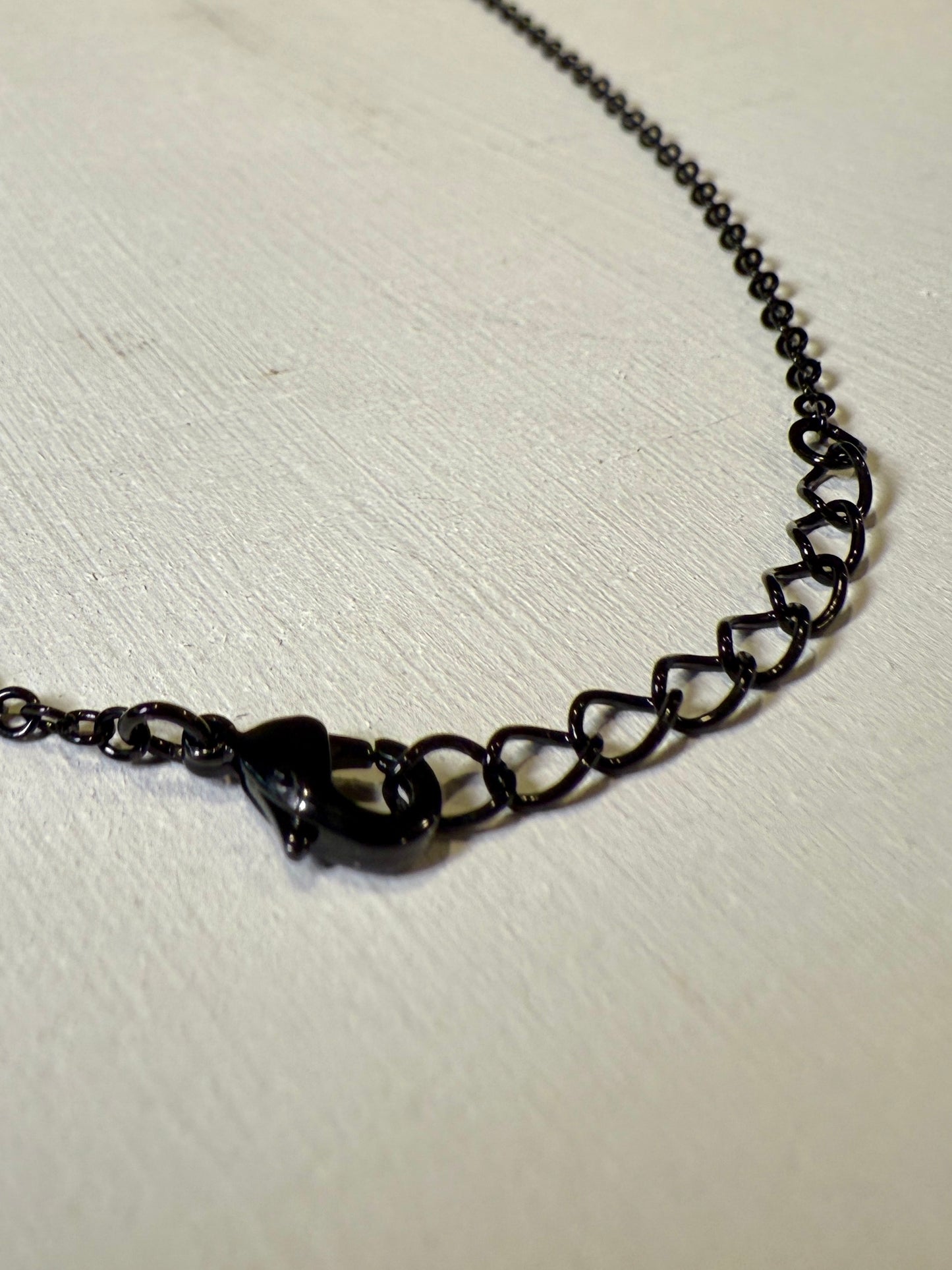 Copper, Purple & Black Necklace